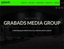Tablet Screenshot of grabadsmedia.com
